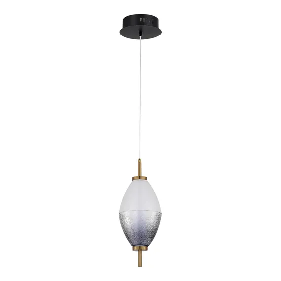 SL6130.403.06 Светильник подвесной ST-Luce Черный/Белый, Дымчатый LED 1*8W 3000K ICE