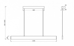 Подвесной светильник Maytoni Step P010PL-L30W