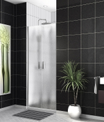 Душевая дверь BelBagno Uno 100 UNO-B-2-100-CH-Cr профиль Хром стекло шиншилла