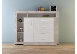 Комод Mирандa atelier / белый глянец