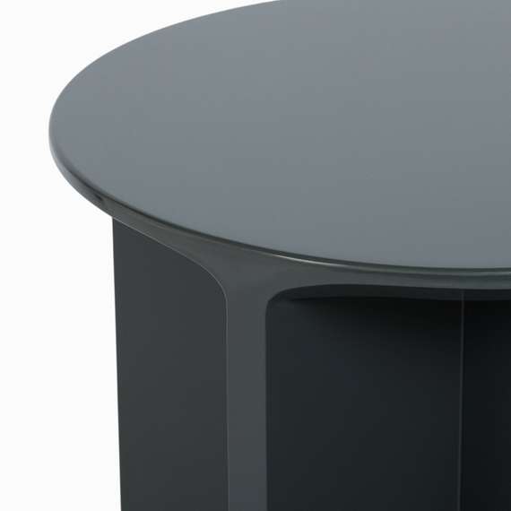 Кофейный стол Petra Ø50х45 см, зеленый глянец