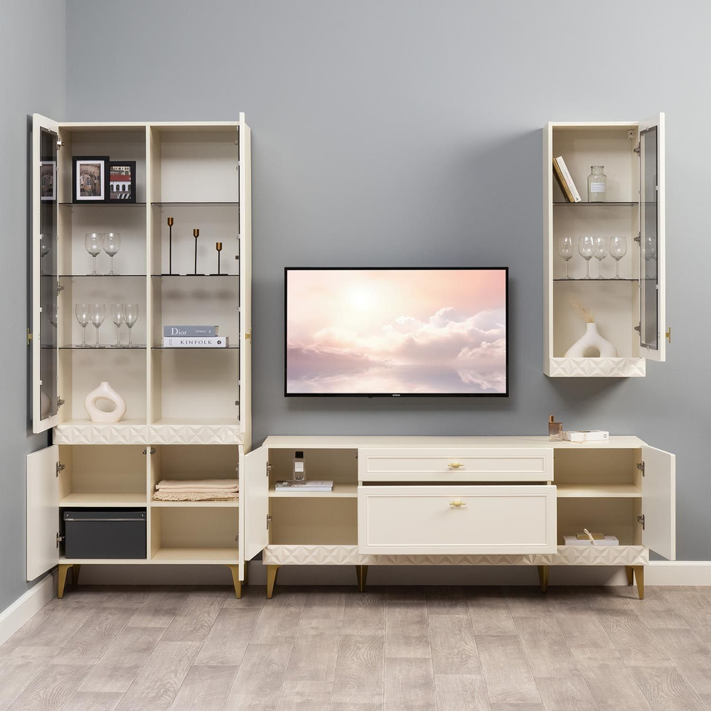 Гостиная Марион-3 Слоновая кость