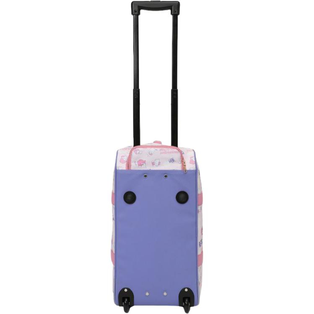 Sanrio PU Luggage Bag Trolley Bag 18 Inch Women"s Pink & Purple