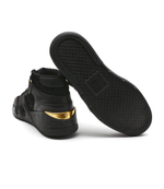 кожаные кроссовки Giuseppe Zanotti - черный(RU20038)