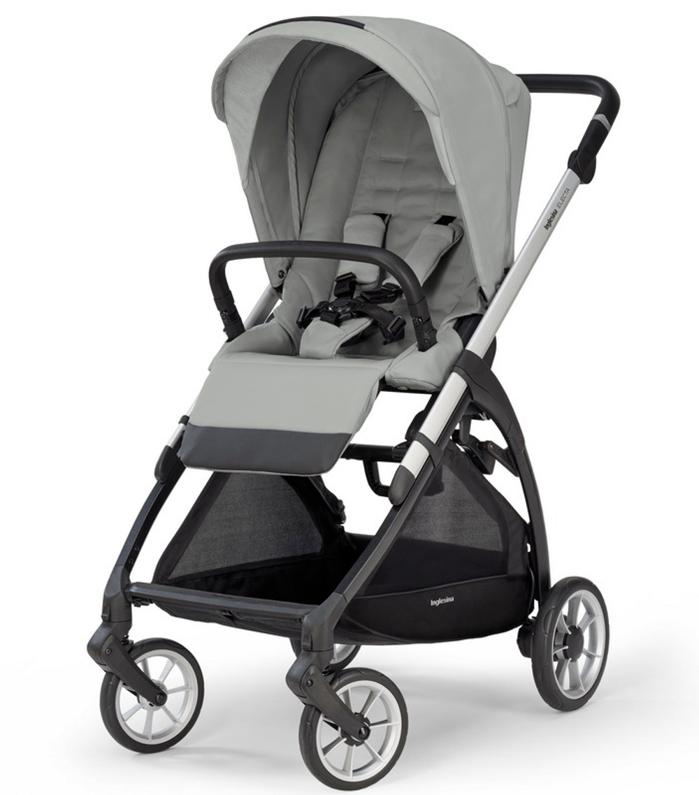 Детская коляска Inglesina Electa System Quattro 4 в 1 Cab Greenwich Silver на шасси Silver Black