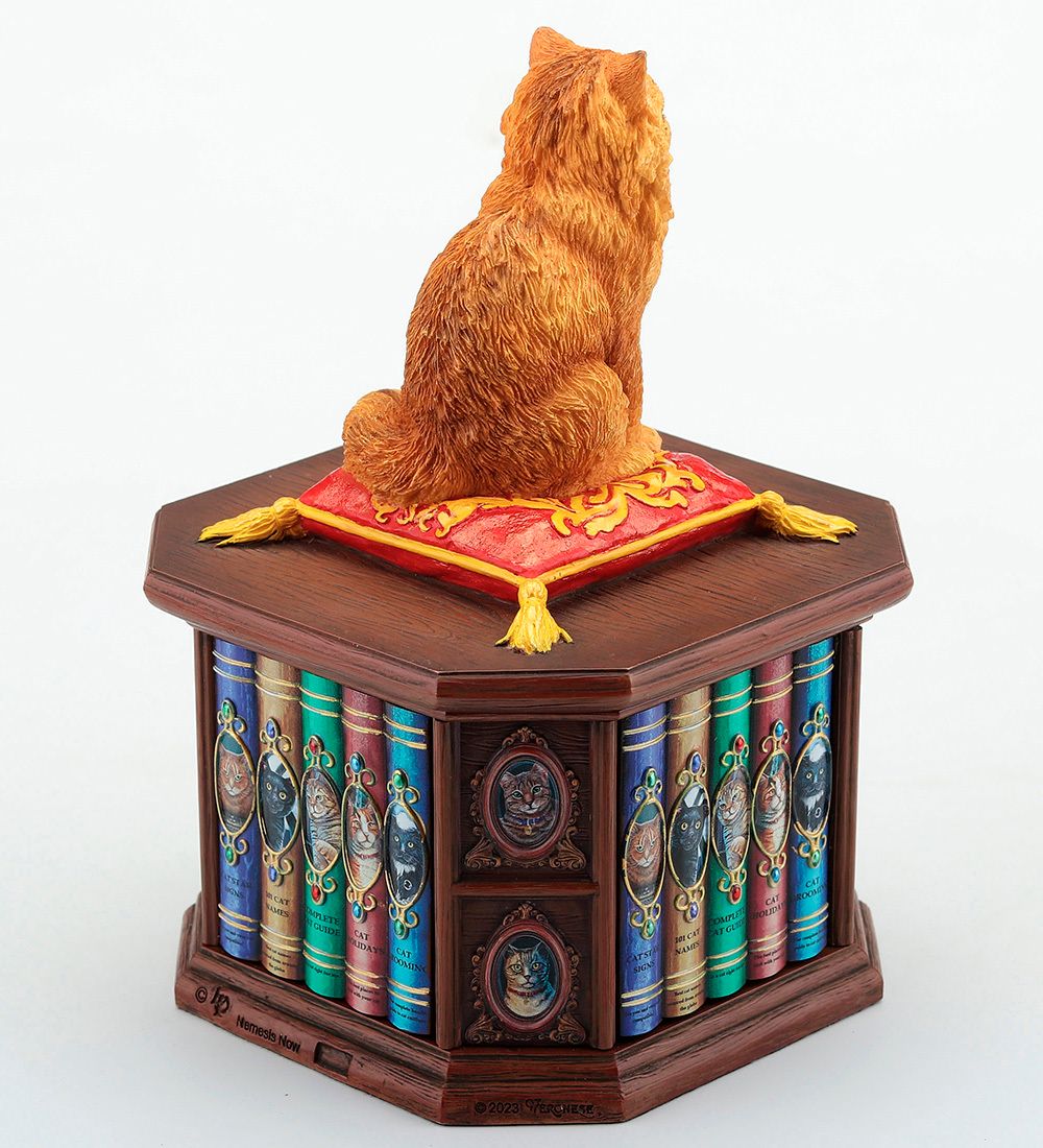 Veronese WS-1348 Статуэтка-шкатулка «Кот - Без ума от кошек» (Лиза Паркер)