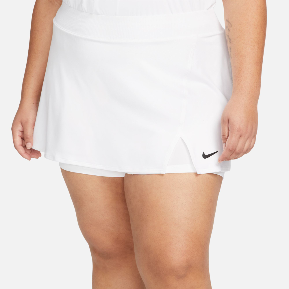 Женская теннисная юбка Nike Court Victory Dri-Fit Straight Plus Skirt Women - White
