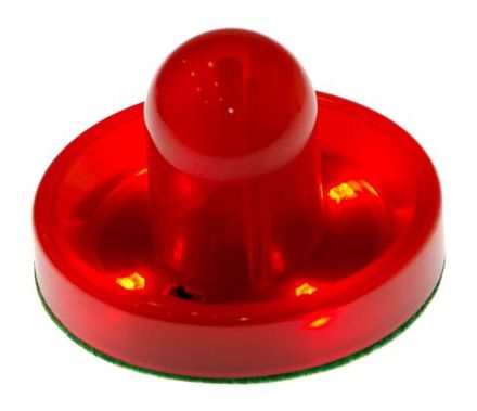 Бита для аэрохоккея LED "Atomic Top Shelf / Lumen-X Laser" (красная) D96 mm