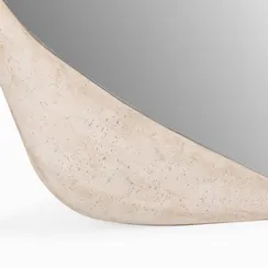 Зеркало Orly 108х89 см, бежевое