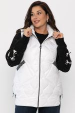 Жилет утепленный Дана Мур (белый) Б14308-18М LT Collection