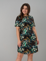 Платье Пв-137/изумрудный-листьяфэнтези