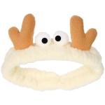 Повязка на голову «New collection Vostok - Крабики», цвет розовый, чёрный, бежевый и красный, 20*6см ( упаковка белый ZIP пакет )