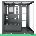 Корпус 1stPlayer Mi8 без БП Black (MI8-BK-3FC7R-1FC7)