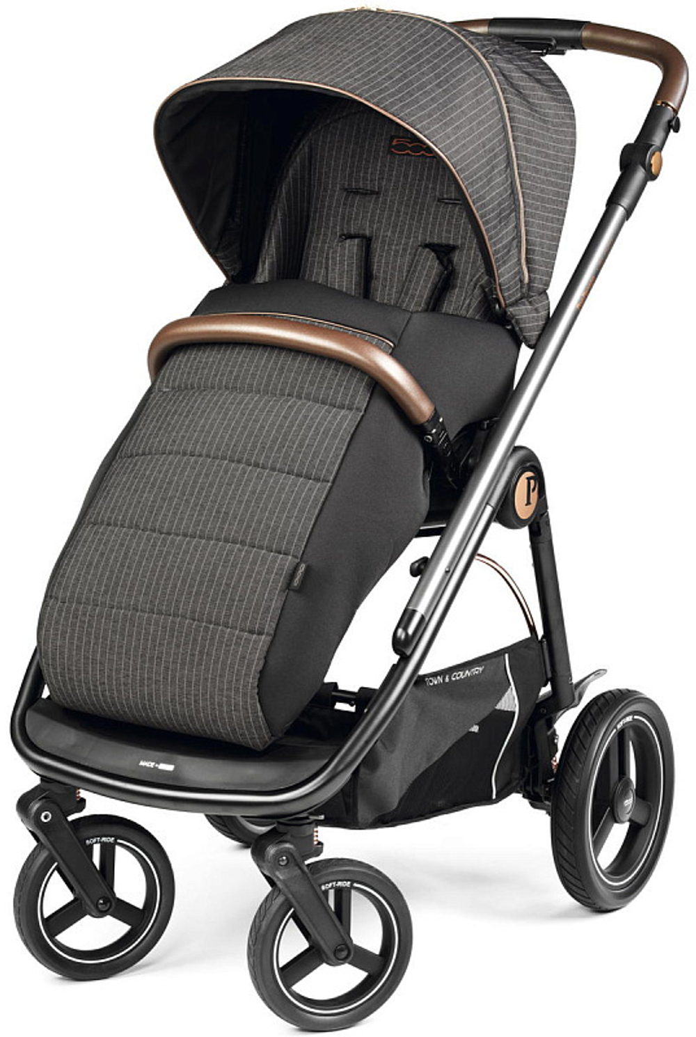 Коляска 3 в 1 Peg Perego Veloce TC Belvedere SLK Fiat 500