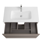 Тумба с раковиной подвесная BelBagno KRAFT-1000-2C-SO-CO Бежевый матовый, раковина белая BB1000ETL