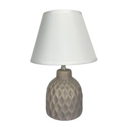 Настольная лампа Rivoli   7550-502 1 х Е14 40 Вт керамика бежевая с абажуром