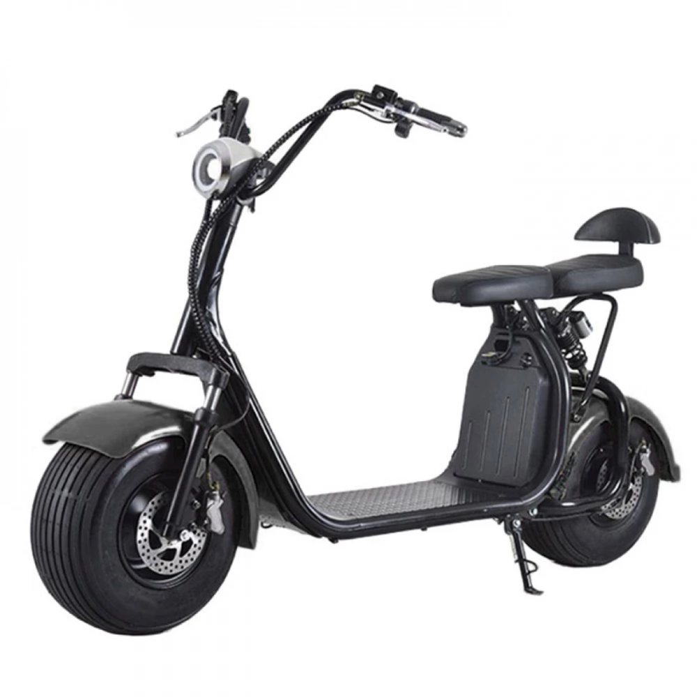 Электроскутер Citycoco GT X7 (2000W) Черный матовый