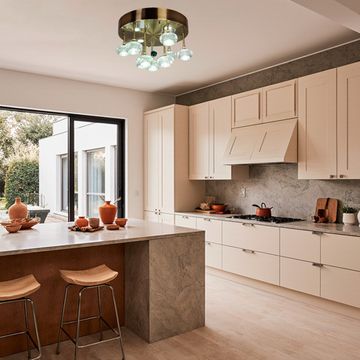 Люстра потолочная MANNE PL.7440-9+4(BR) d50