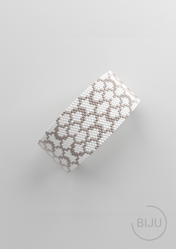 Схема PEYOTE, Схема браслета мозаичное плетение, узор из Miyuki Delica 11/0, файл PDF, №50