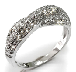 Ювелирное кольцо из серебра