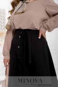 Юбка 2468-черный Minova
