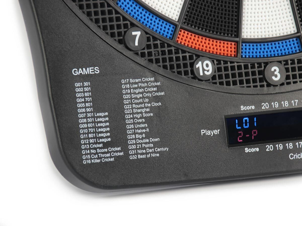 Мишень дартс Stinger любительская электронная 2 цветный дисплей D34см (SG-9474FV)