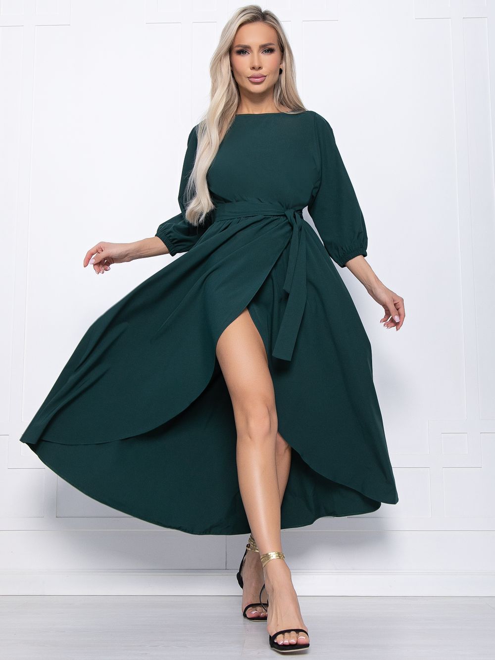 Платье Танго вдвоем (изумрудное) П15139-1М LT Collection