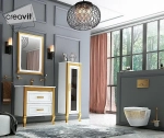 Унитаз подвесной с функцией биде CREAVIT Terra TP325.000T0 белый с декором