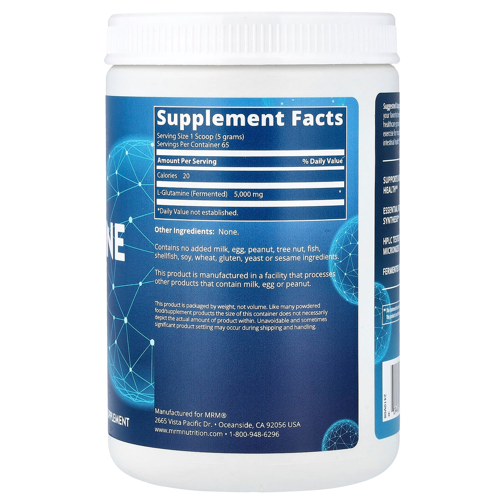 MRM Nutrition, L-глютамин 325, 325 г (11,5 унции)