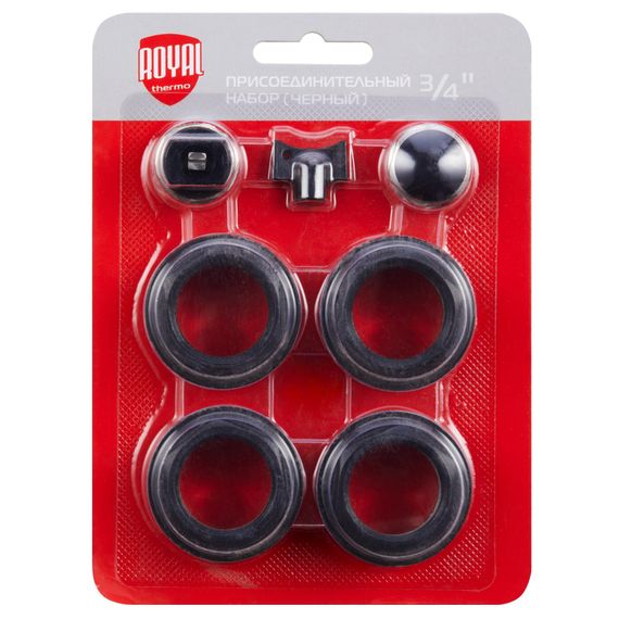 Набор присоединительный Royal Thermo 3/4&#39;&#39; black — (1)