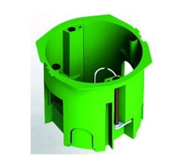 Коробка установочная СП 68х60мм IP30 для гипсокартон. с метал. лапками HEGEL КУ1205