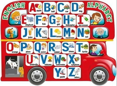 Плакат "English Alphabet" (ГК Горчаков)