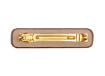 Balmain Hair Couture Заколка Ривьера M Riviera Barrette Cognac Medium