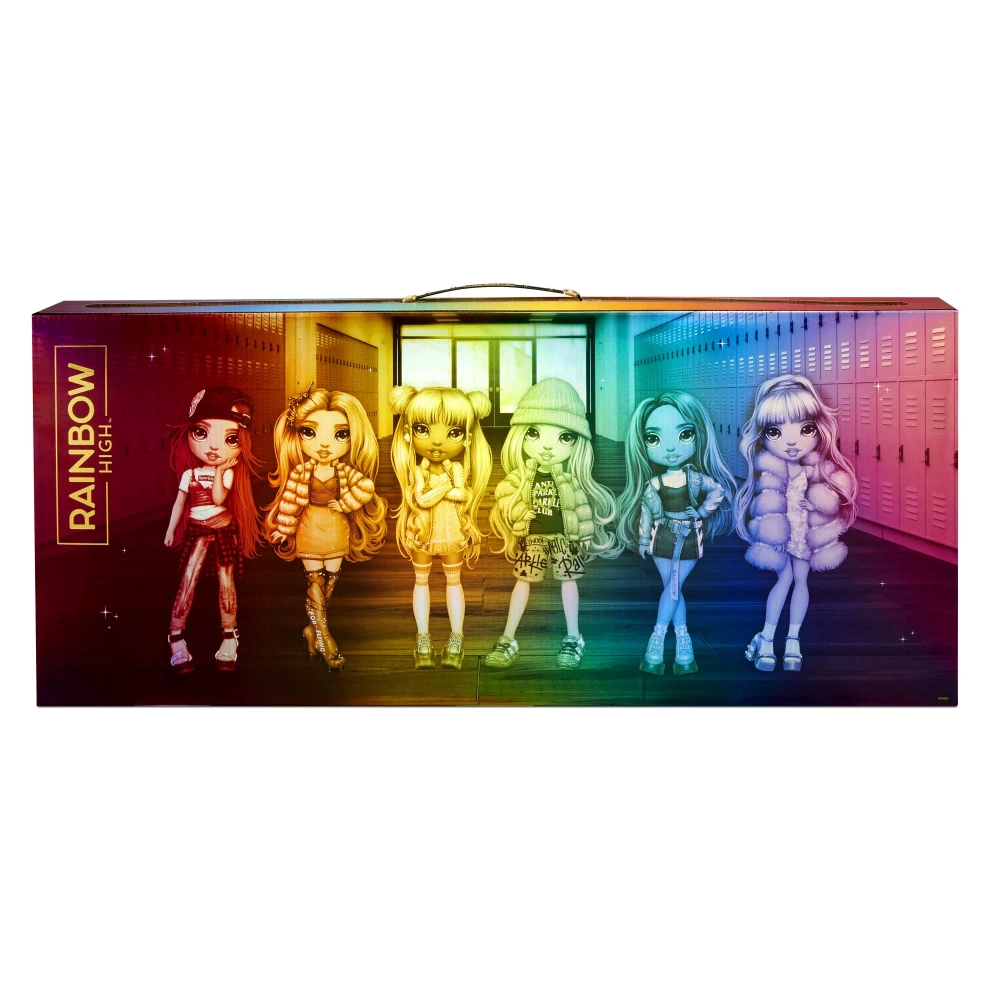 Набор из 6 кукол Rainbow High Junior Mega Pack