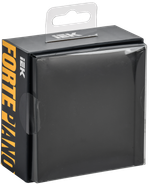 FORTE&PIANO Выключатель 1-клавишный проходной 10А FP103M металл черный IEK