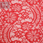 Нежное нейлоновое кружево красного цвета