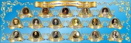 Стенд "Династия Романовых"