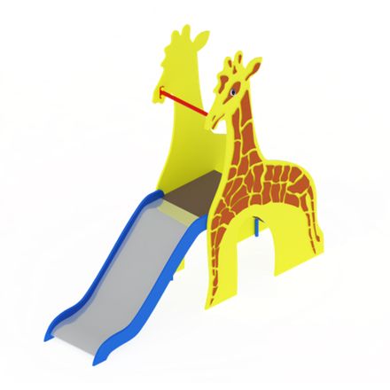 Игровое уличное оборудование Горка Жираф Н-750 ИО 403