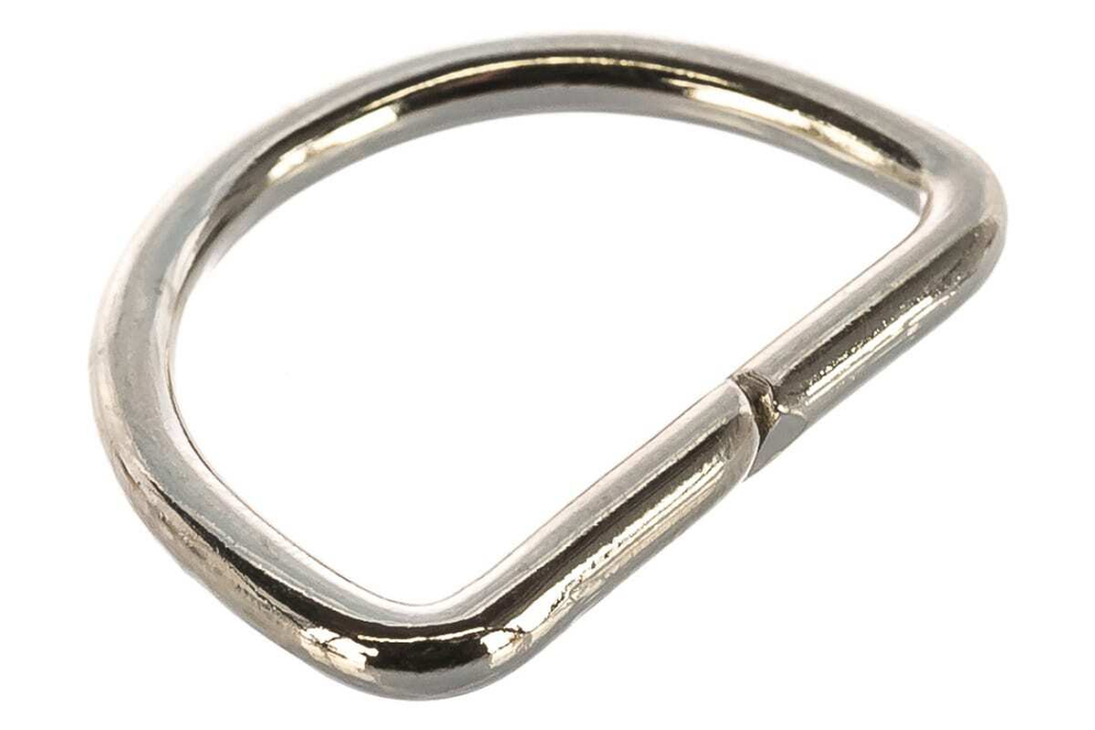 КОЛЬЦО D-ОБР. ДЛЯ РЕМНЯ 30 ММ (НИКЕЛИРОВАН. 1 ШТ)