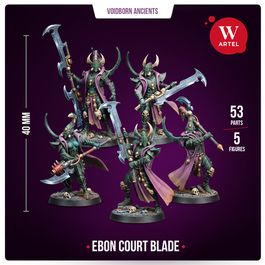 Комплект миниатюр Ebon Court Blade
