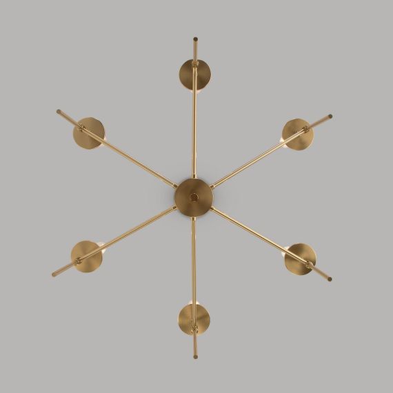 Подвесная люстра Eurosvet Anders 60142/6 латунь