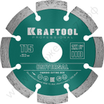 KRAFTOOL LASER-UNIVERSAL 115 мм (22.2 мм, 10х2.2мм), алмазный диск (36680-115)