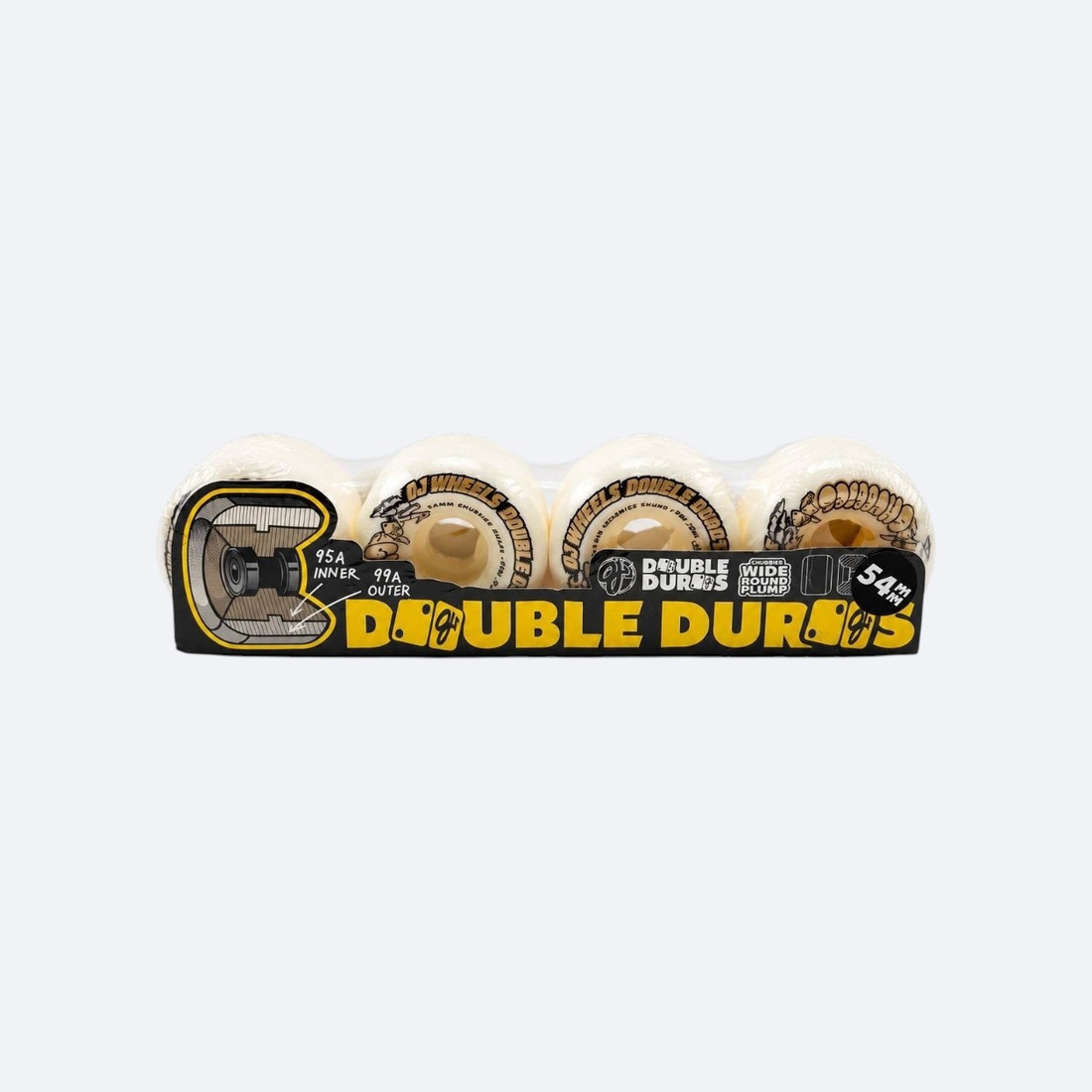 Купить Колеса OJ Wheels Chubbies Double Duro (white) 99a/95a