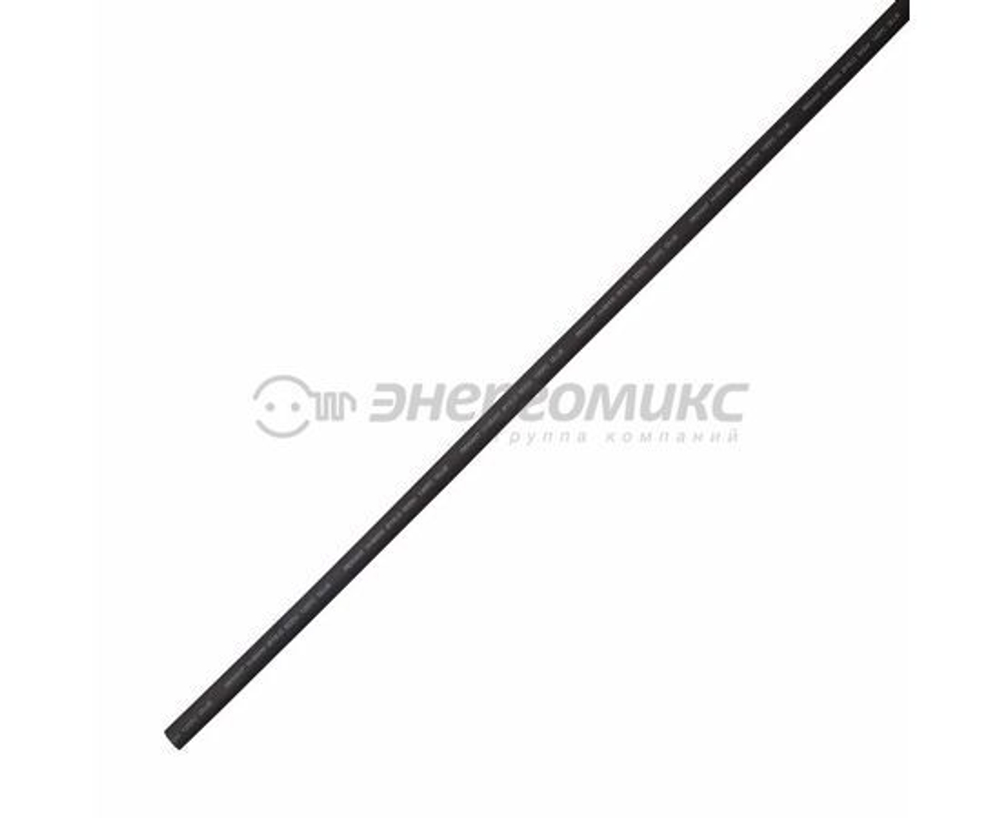 Клеевая термоусадка REXANT 16.0/4.0мм, 4:1, 1м, черная 10 шт 23-1606