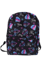 Рюкзак молодежный "Кристаллы" 40*30*17см, 1 отд., карман, боковые карманы