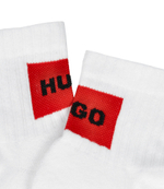Носки 2 пары SH RIB LABEL CC Hugo Bodywear - белый(50491223)