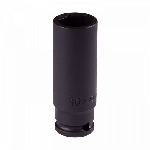 KING TONY (343516M) Головка торцевая ударная глубокая шестигранная 3/8", 16 мм