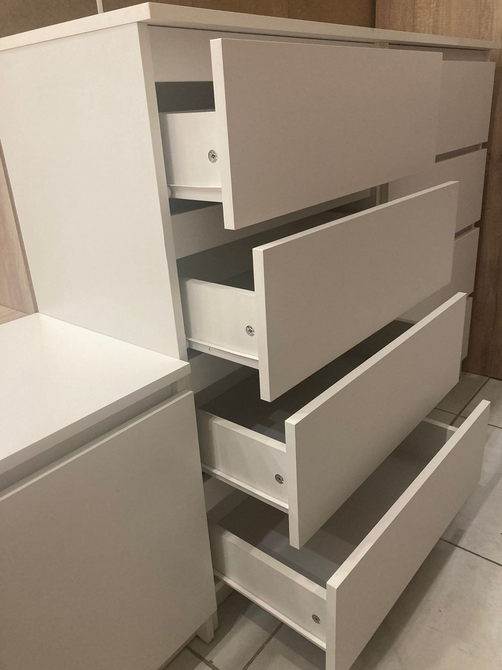 Комод Мори МК 1200.8 Белый