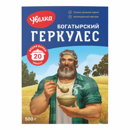 Крупа Геркулес Увелка Богатырский 500 гр