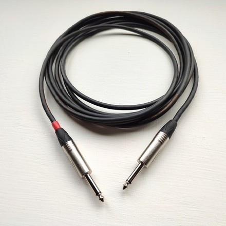 M302-005 Кабель Симфония ПРО микрофонный экранированный JACK-JACK MONO (6.3mm) сечением 2х0.2мм2. Длина 5м (1шт.)